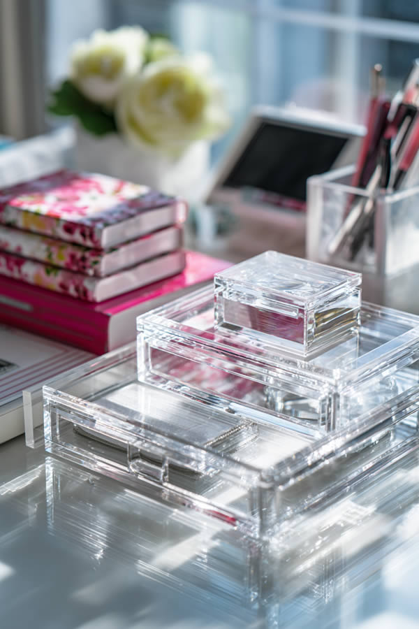 Acrylic Desk Organizers For Modern Style Acrylic Desk Organizers For Modern Style