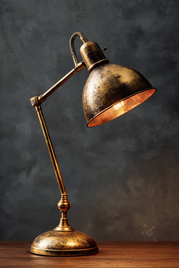 Antique Brass Task Lighting With Details Antique Brass Task Lighting With Details