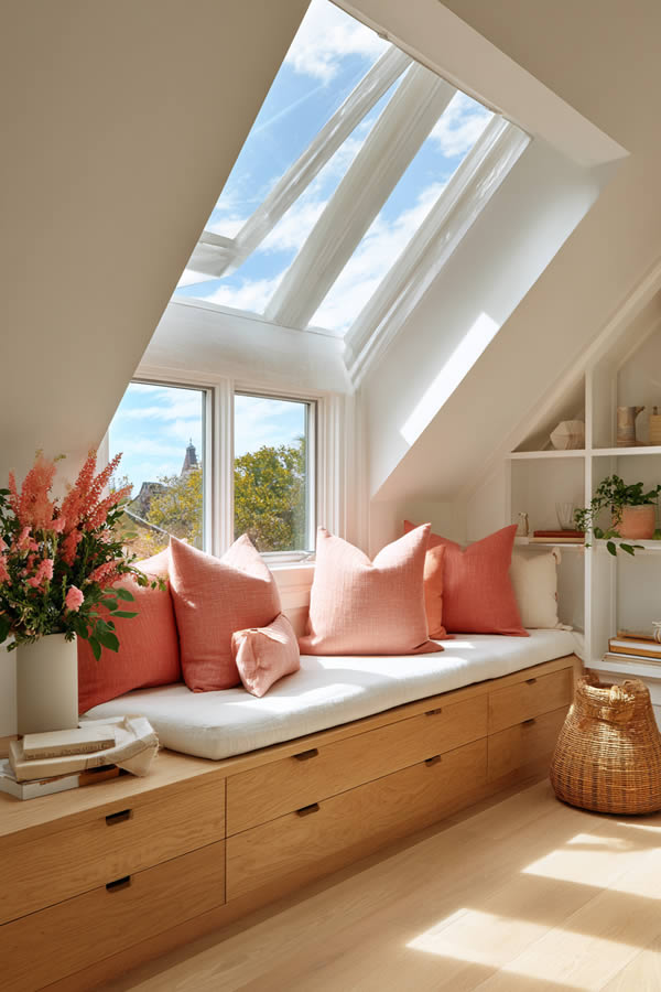 Attic Window Desk Extension In A Home Office Attic Window Desk Extension In A Home Office