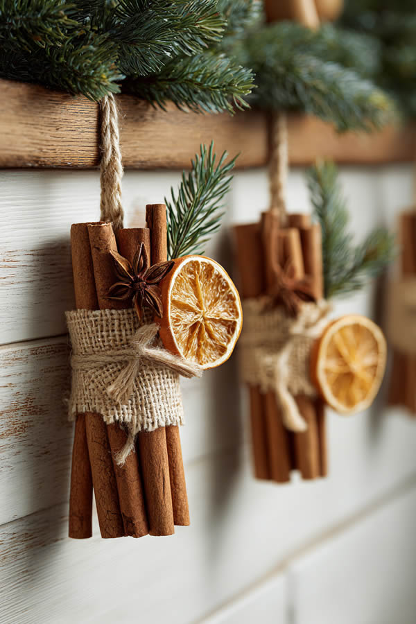 Cinnamon Stick Bundle Ornaments