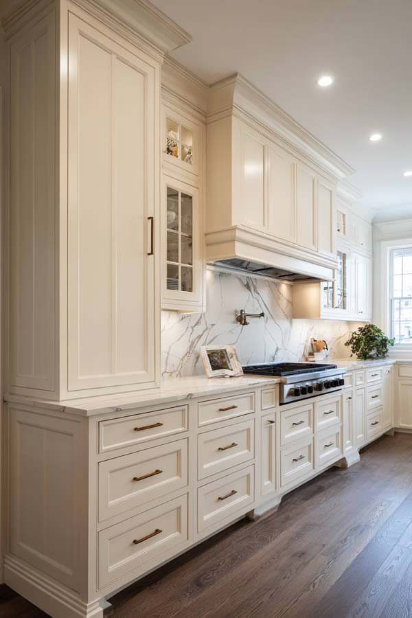 Crown Molding Kitchen Cabinet Makeover Addition