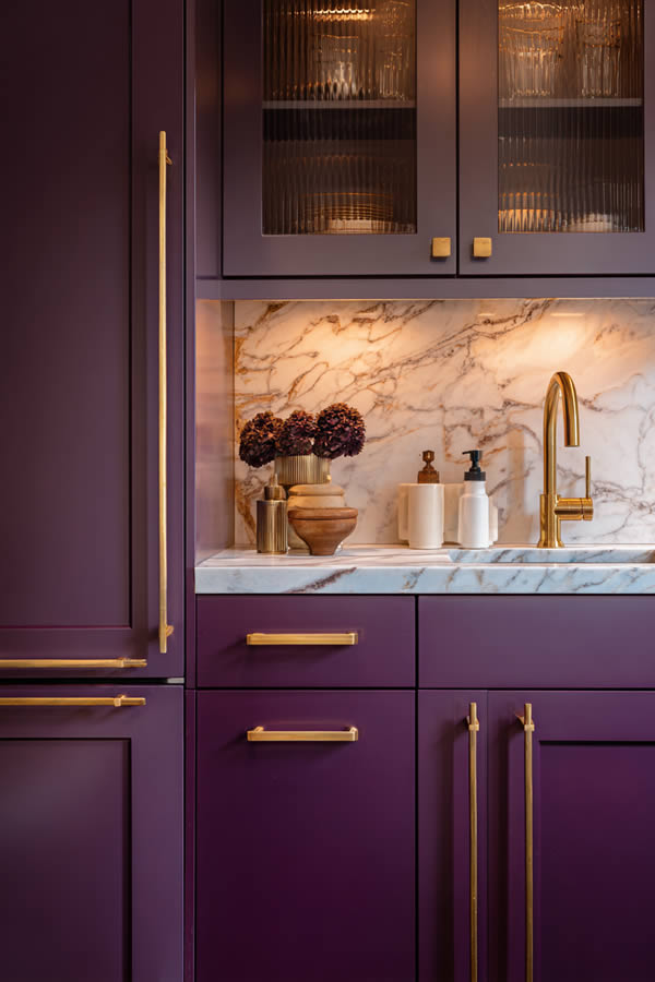Deep Plum Kitchen Cabinet Makeover Luxury