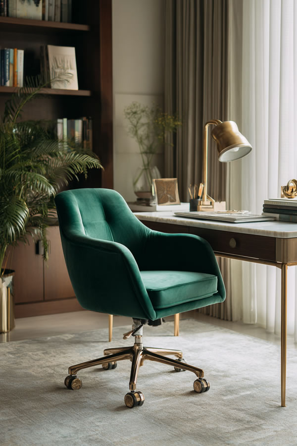 Ergonomic Chair In Bold Color