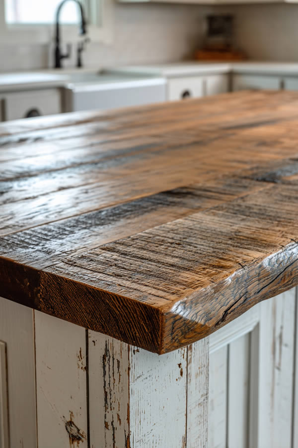 Farmhouse Shiplap Kitchen Island Design