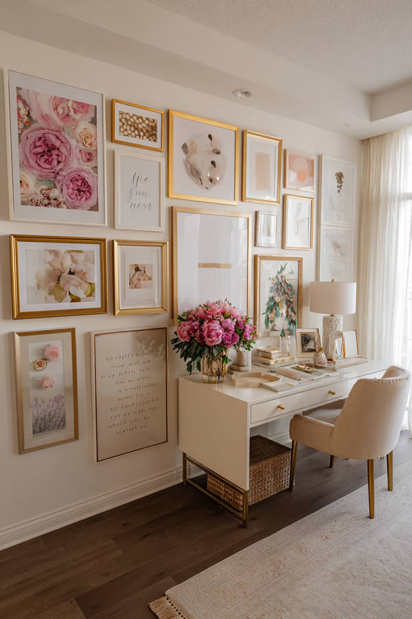 Gallery Wall Of Inspirational Art Gallery Wall Of Inspirational Art