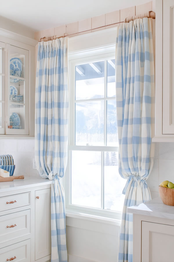Gingham Window Treatments