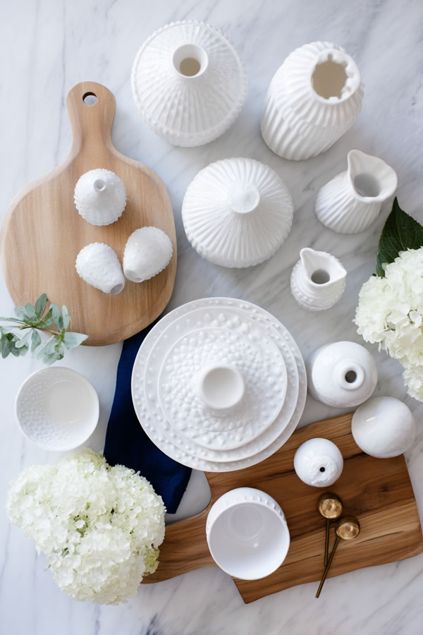 Milk Glass Collection Kitchen Style