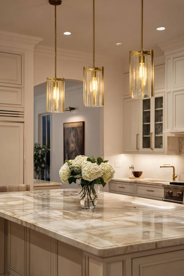 Pendant Lighting Kitchen Island Glow