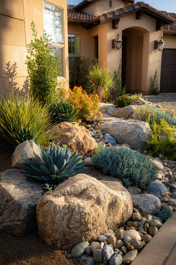 Rock Garden Corner Yard