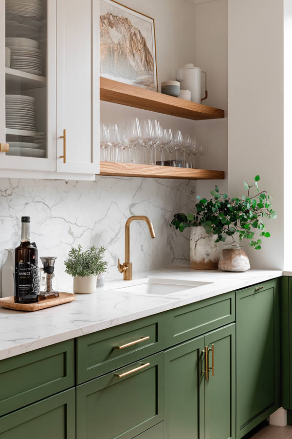 Sage Green Small Kitchen Calm Sage Green Small Kitchen Calm