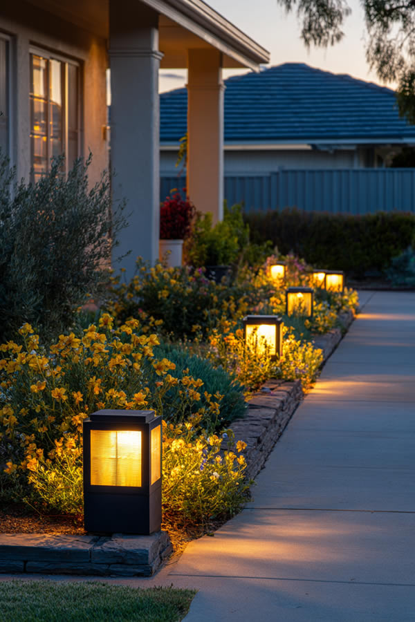 Solar Lighting Along Borders