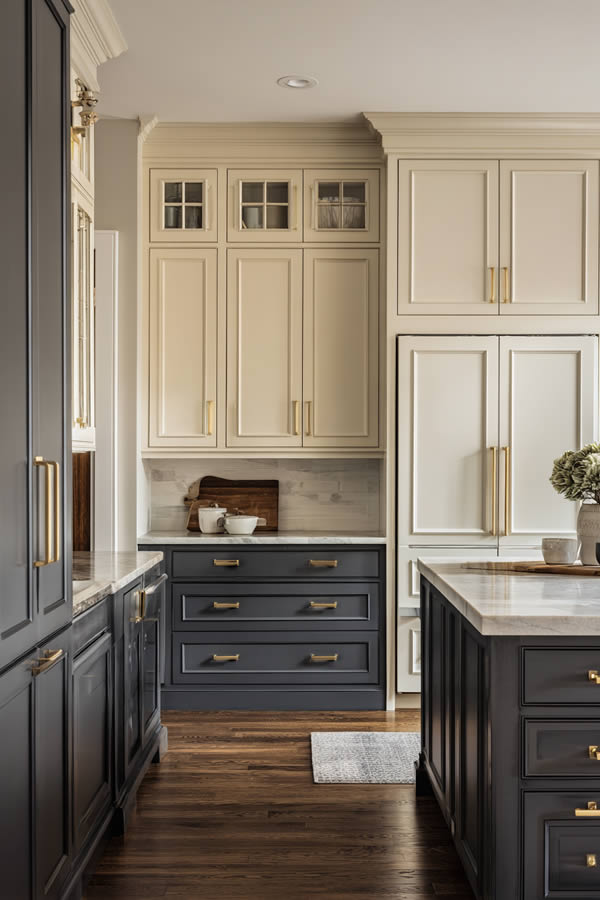 Two-Tone Cabinet Makeover Design