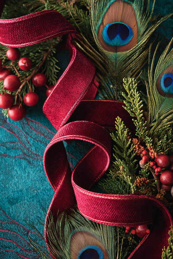 Velvet Ribbon Tree Garland