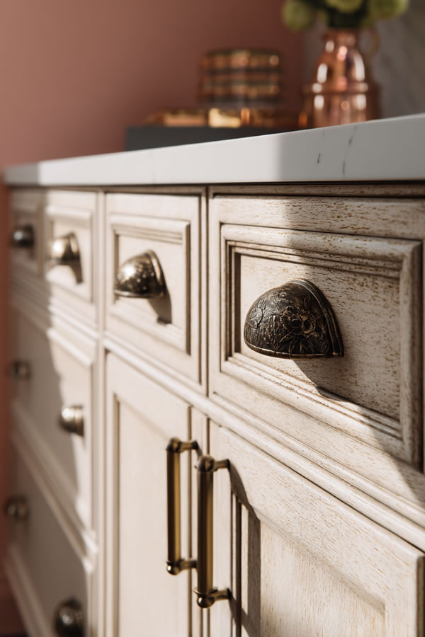 Vintage-Style Hardware Kitchen