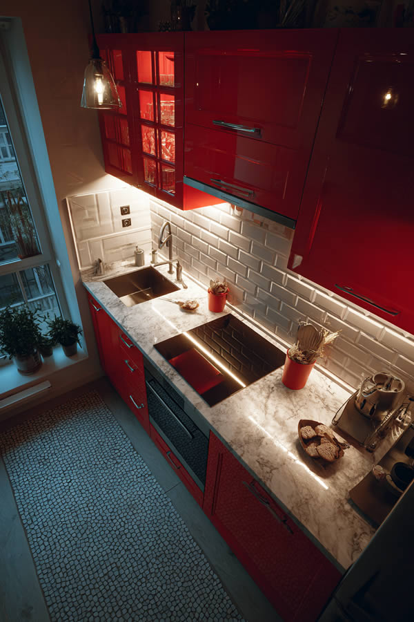 Warm Under-Cabinet Kitchen Glow Warm Under-Cabinet Kitchen Glow