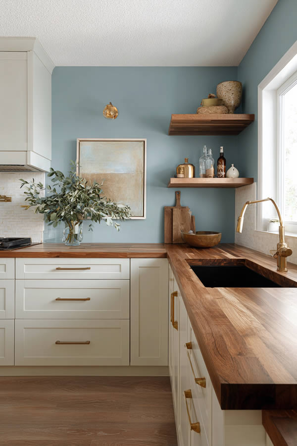 Warm Wood Tone Small Kitchen Warm Wood Tone Small Kitchen