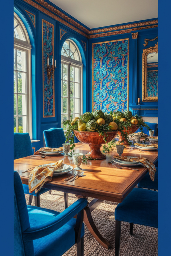 Burnt Sienna Glazed Compote With A Vibrant Artichoke And Pear Display Burnt Sienna Glazed Compote With A Vibrant Artichoke And Pear Display