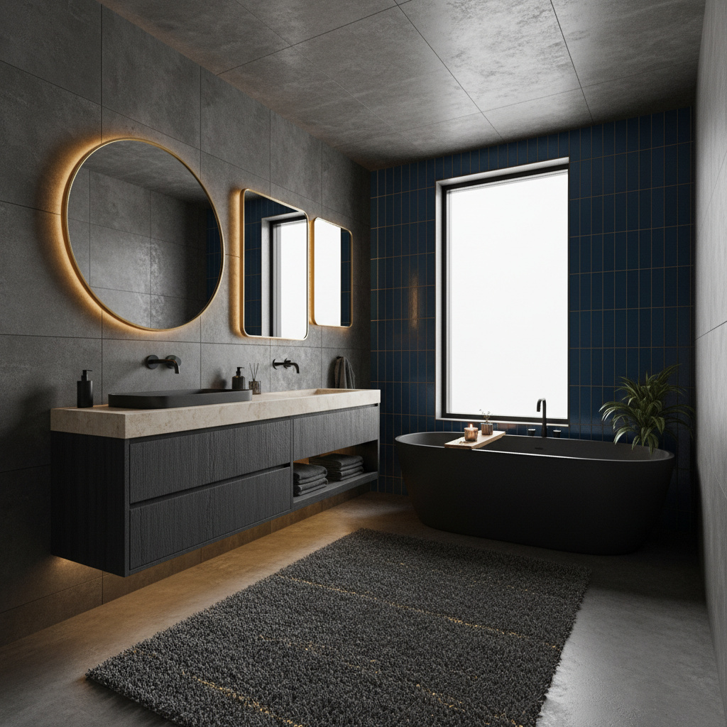 18 Gray and Black Bathroom Ideas