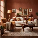 Cozy Living Room Warm Colors Ideas with Rich Tones