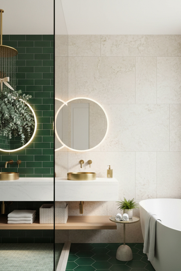 Bathroom Eucalyptus Bundle Hanging From Rainfall Showerhead Bathroom Eucalyptus Bundle Hanging From Rainfall Showerhead