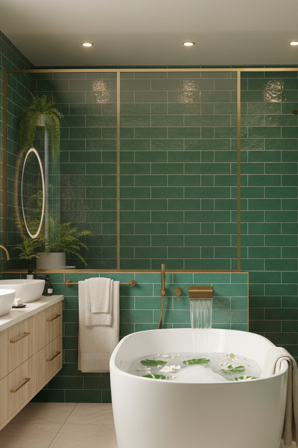 Bathroom Brushed Brass Waterfall Faucet With Matching Hardware Bathroom Brushed Brass Waterfall Faucet With Matching Hardware