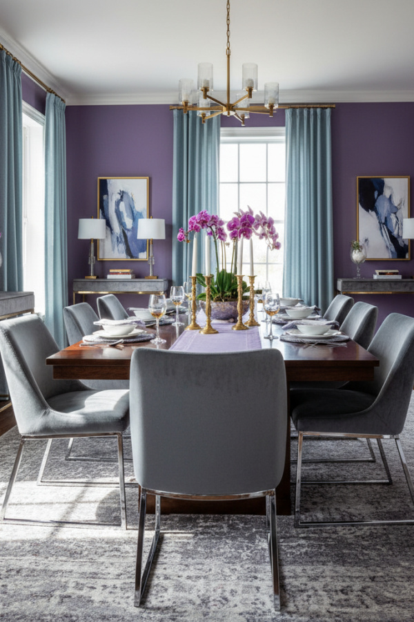 Slate Grey Velvet Dining Room Chairs With Chrome Legs Slate Grey Velvet Dining Room Chairs With Chrome Legs