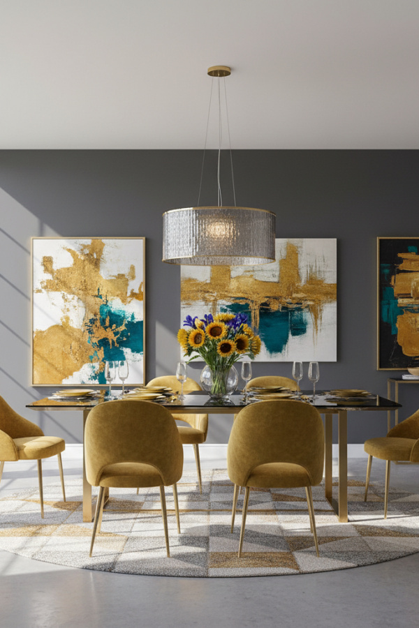 Smoke Grey Glass Dining Room Pendant Light In A Drum Shape Smoke Grey Glass Dining Room Pendant Light In A Drum Shape