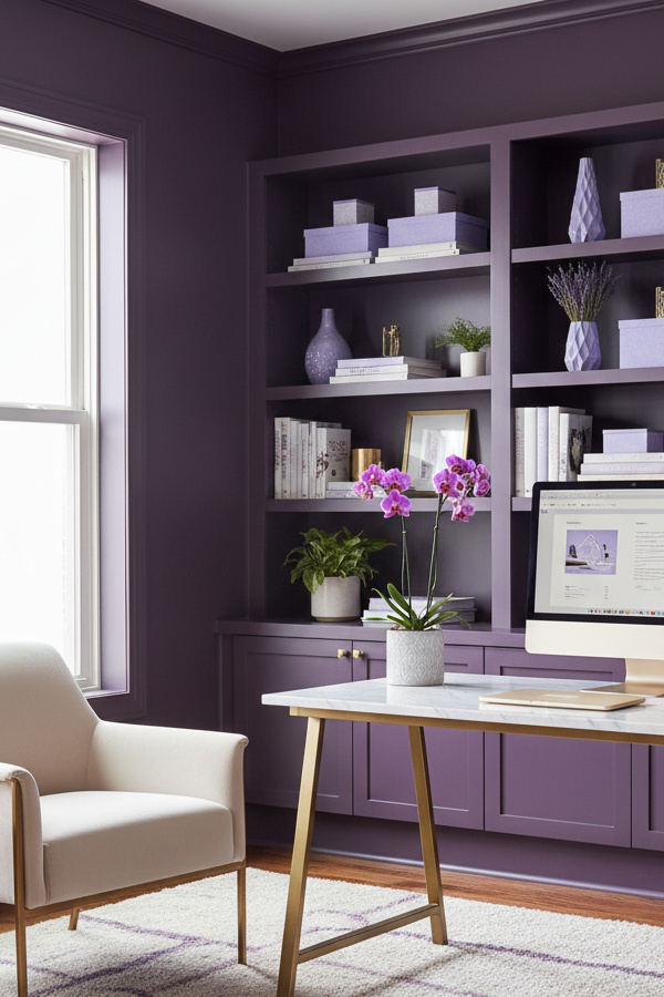 Office Deep Plum Purple For Bold Confidence