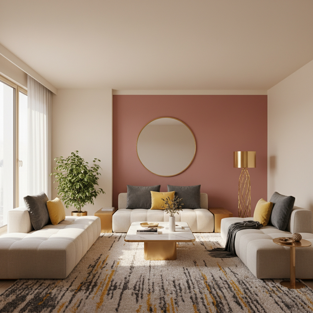 Living Room Paint Ideas Color Schemes with Balanced Beauty