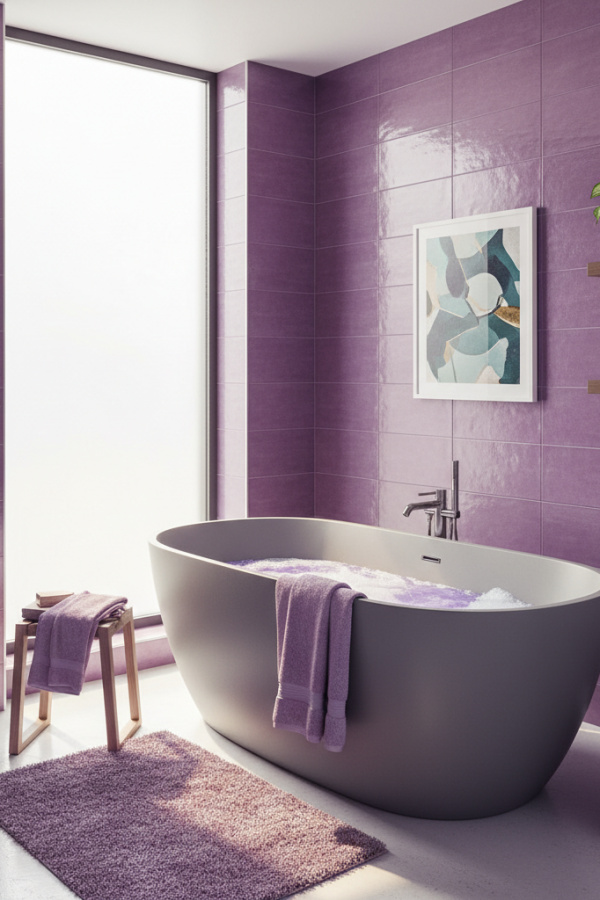 Modern Chic Retreat Master Bath Tub, Greige Acrylic Tub, Matte Greige Finish Modern Chic Retreat Master Bath Tub, Greige Acrylic Tub, Matte Greige Finish