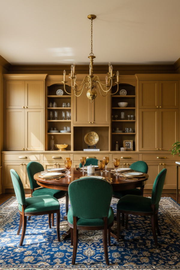 Unlacquered Brass Hardware That Gives Dining Room Cabinetry A Lived-In Patina Unlacquered Brass Hardware That Gives Dining Room Cabinetry A Lived-In Patina