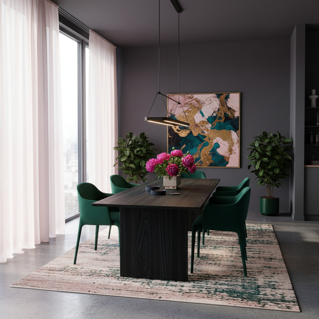 Modern Narrow Dining Table Ideas