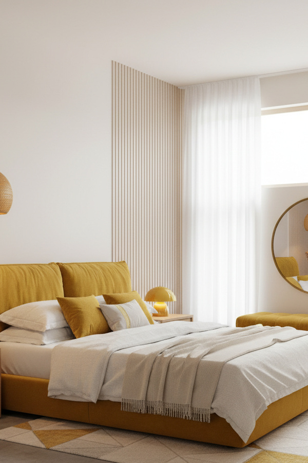 Japandi Minimalist Zen Bedroom With Low Furniture