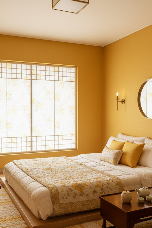 Korean Hanok Traditional Zen Bedroom