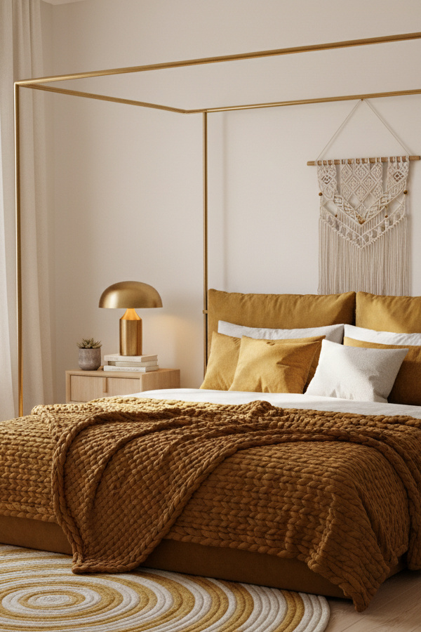 Scandinavian Zen Bedroom With Natural Light Focus