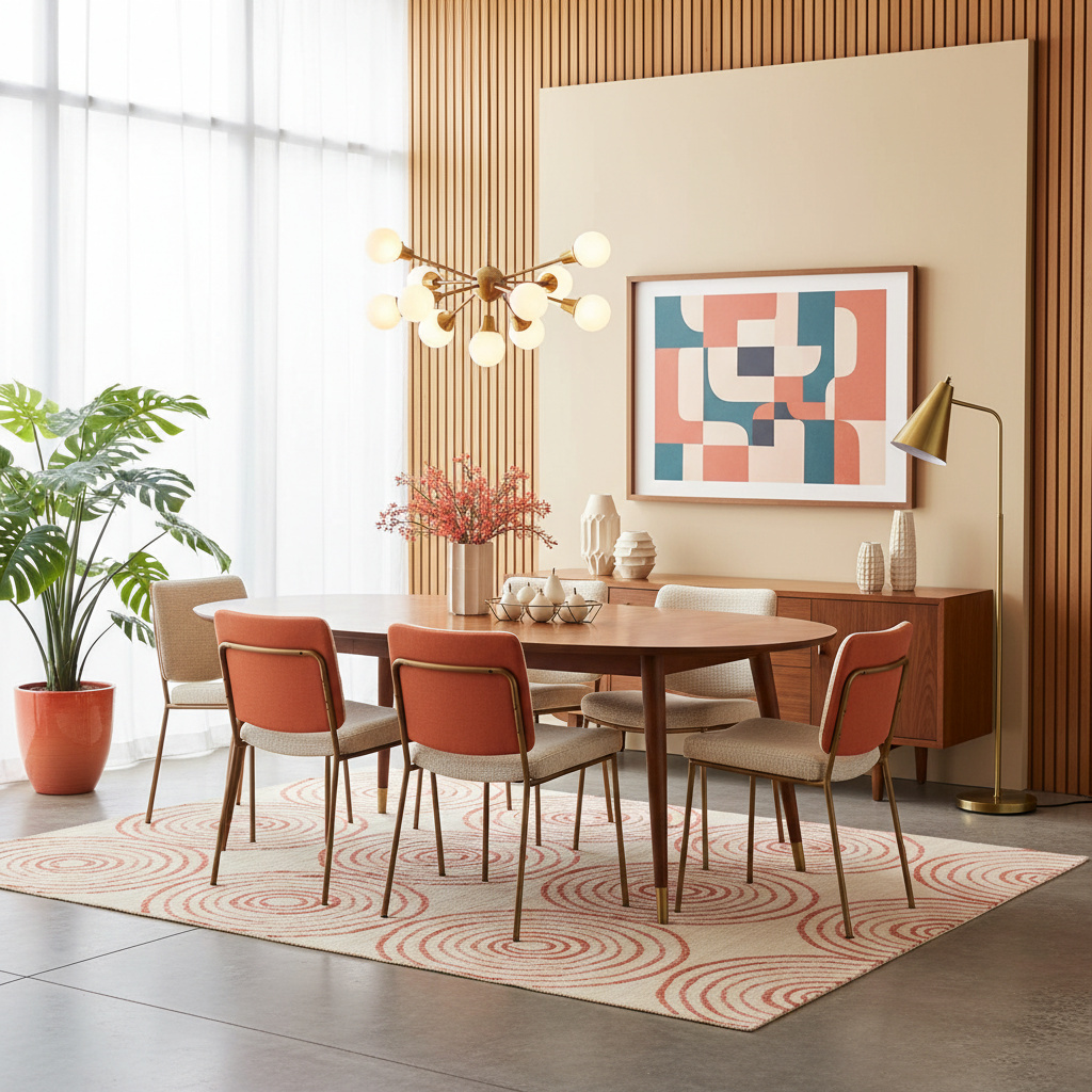 Stunning Mid Century Modern Dining Room Decor Ideas