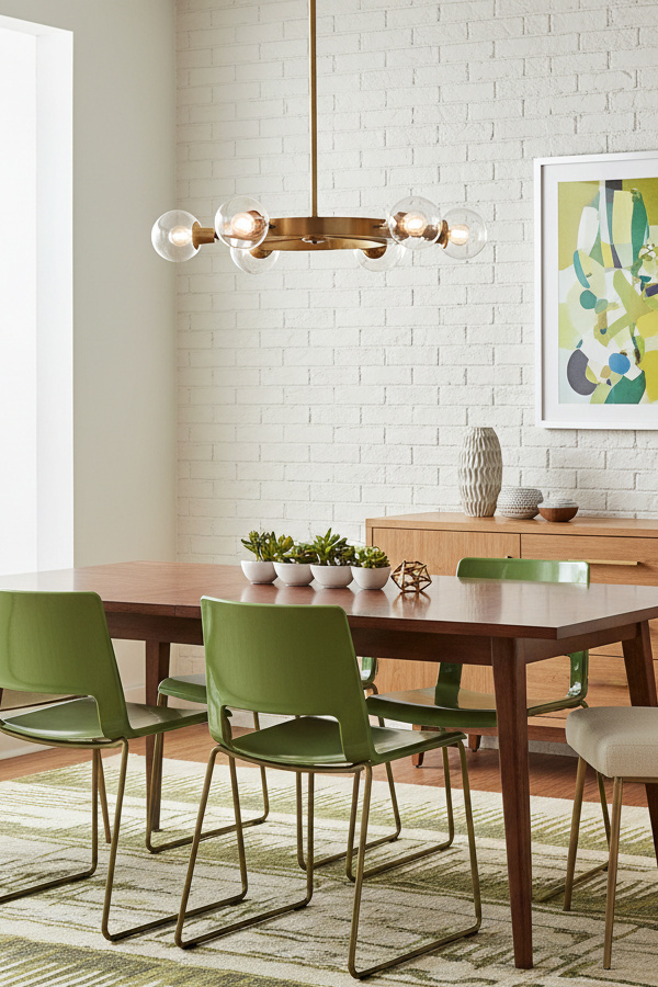 Chartreuse Green Molded Plastic Side Chairs Chartreuse Green Molded Plastic Side Chairs