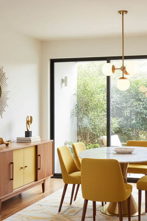 Low Profile Sideboard with Sliding Doors Low Profile Sideboard with Sliding Doors