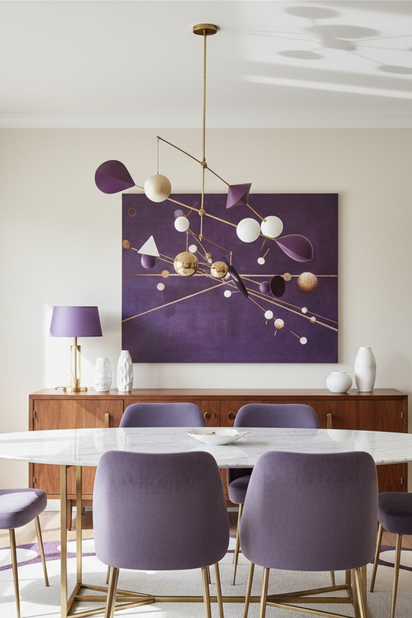 Atomic Era Mobile Sculpture Hanging Art Atomic Era Mobile Sculpture Hanging Art